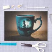 Mad Hatter Alice in Wonderland ontkoppeling Tissuepapier (Craft)