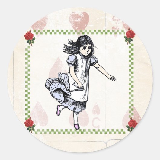 Mad Hatter Alice in Wonderland Sticker (Voorkant)