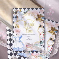 Mad hatter, Alice Onederland thema bedankje