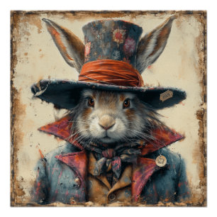 Mad Hatter: betoverende excentriciteit Perfect Poster