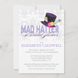 Mad Hatter Bridal Shower Kaart
