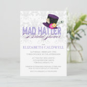 Mad Hatter Bridal Shower Kaart (Staand voorkant)