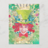 Mad Hatter Briefkaart (Voorkant)