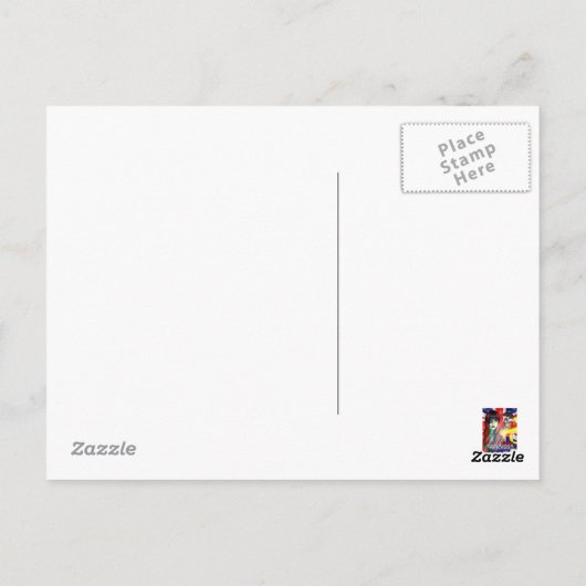 Mad Hatter Briefkaart (Achterkant)