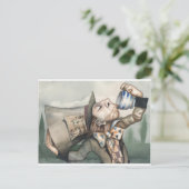 Mad hatter briefkaart (Staand voorkant)