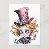 Mad Hatter Briefkaart (Voorkant)