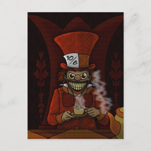 Mad Hatter Briefkaart (Voorkant)