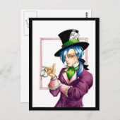 Mad Hatter Briefkaart (Voorkant / Achterkant)