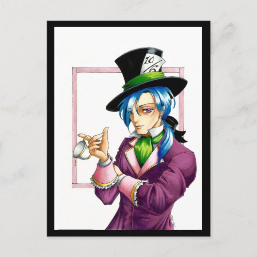 Mad Hatter Briefkaart (Voorkant)