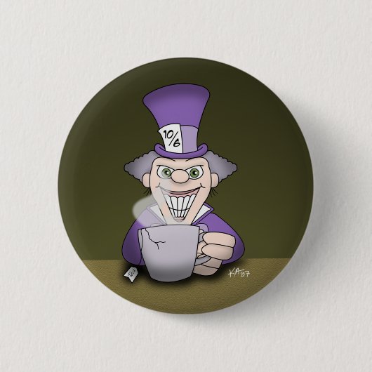 Mad Hatter Button (Voorkant)