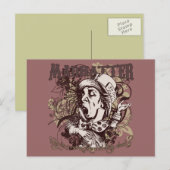 Mad Hatter Carnivale Style Briefkaart (Voorkant / Achterkant)