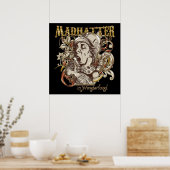Mad Hatter Carnivale Style (Gold Version) Poster (Keuken)