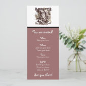 Mad Hatter Carnivale Style Kaart (Staand voorkant)