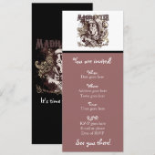 Mad Hatter Carnivale Style Kaart (Voorkant / Achterkant)