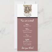 Mad Hatter Carnivale Style (met gedicht) Kaart (Voorkant)