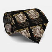 Mad Hatter Carnivale Style (met gedicht) Stropdas (Opgerold)