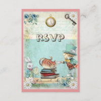 Mad Hatter & Cat RSVP Breng een Baby shower uit he