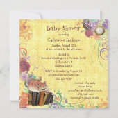 Mad Hatter & Cheshire Cat Breng een boekenschotel Kaart (Achterkant)