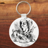 Mad Hatter die zich bezighoudt met retoriek Sleutelhanger (Voorkant)