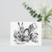 Mad Hatter, Dormouse en March Hare Briefkaart (Staand voorkant)