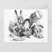 Mad Hatter, Dormouse en March Hare Briefkaart (Voorkant)