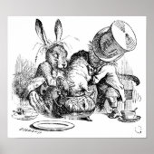 Mad Hatter, Dormouse en March Hare Poster (Voorkant)
