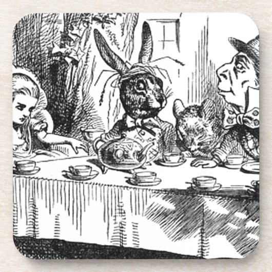 Mad Hatter Drankjes Onderzetter (Voorkant)