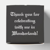 Mad Hatter en Dormouse Bedankdoosjes (Bovenkant)