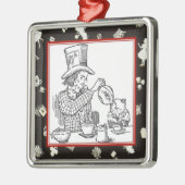 Mad Hatter en Dormouse Metalen Ornament (Links)
