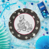 Mad Hatter en Dormouse Papieren Bordje (Feest)