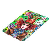 Mad Hatter en konijn Magneet (Linkerzijde)