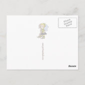 Mad Hatter en wit konijn Briefkaart (Achterkant)