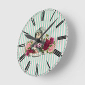  Mad Hatter, gekleurd Ronde Klok (Hoek)