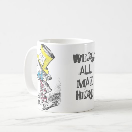 Mad Hatter Gift Mok (Voorkant links)