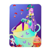 Mad Hatter in Teacup Magneet (Verticaal)