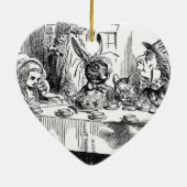 Mad Hatter Keramisch Ornament (Achterkant)
