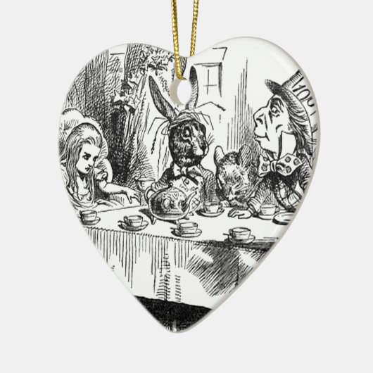 Mad Hatter Keramisch Ornament (Links)