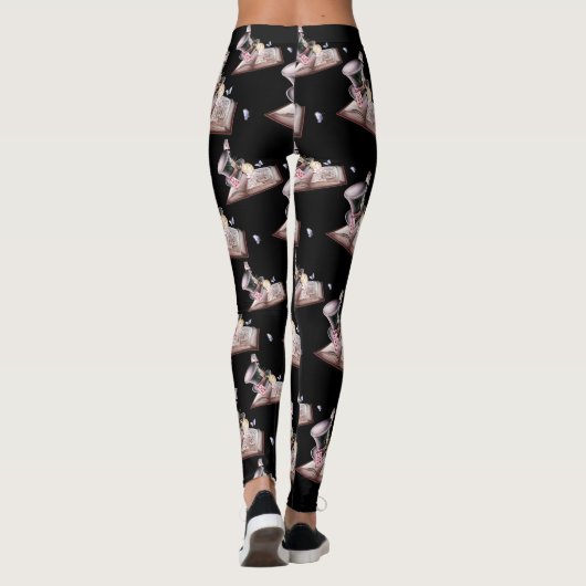 Mad Hatter-Leggings | De avonturen van Alice zijn  Leggings (Achterkant)