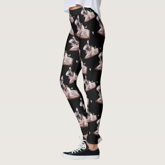 Mad Hatter-Leggings | De avonturen van Alice zijn  Leggings (Links)