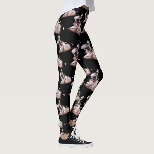 Mad Hatter-Leggings | De avonturen van Alice zijn  Leggings (Rechts)