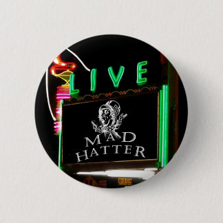 Mad Hatter "Live!" Knoop Ronde Button 5,7 Cm