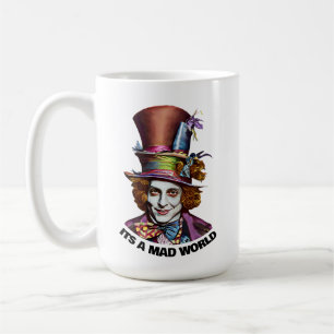 Mad Hatter man Het Een Mad World Fantasy Kunst Koffiemok