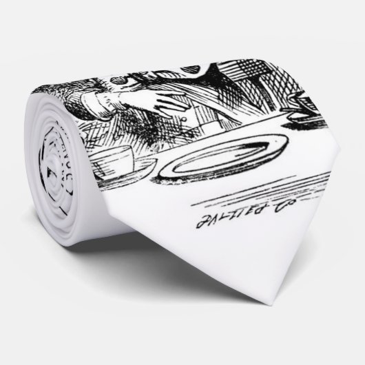 Mad Hatter met Dormouse Stropdas (Opgerold)