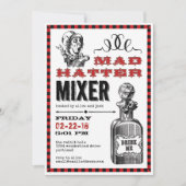 Mad Hatter Mixer Party on White Kaart (Voorkant)