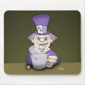 Mad Hatter Mousepad Muismat (Voorkant)