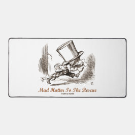 Mad Hatter naar de redding Wonderland-bestemming Bureaumat