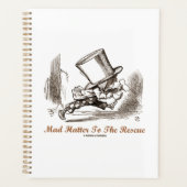 Mad Hatter naar de redding Wonderland-bestemming Planner (Voorkant)