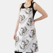 Mad Hatter naar de redding Wonderland-bestemming Schort (Insitu)