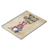 Mad Hatter Notitieboek We zijn allemaal boos hier (Linkerzijde)