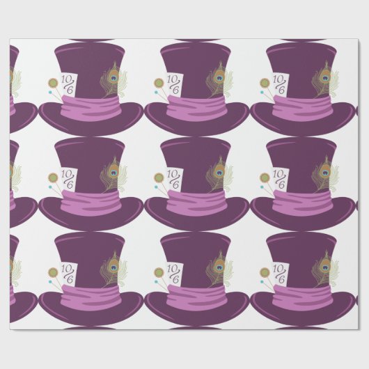 Mad Hatter Pet Cadeaupapier (Vlak)